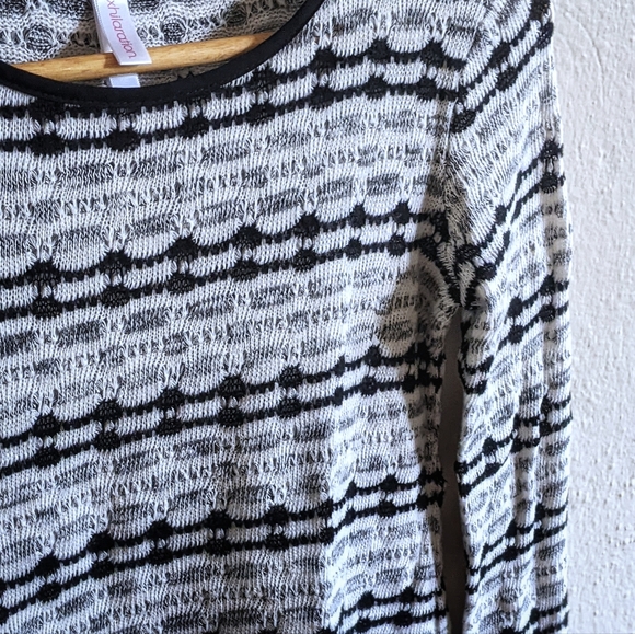 Xhilaration Layered Knit/Crochet Top - Picture 3 of 16